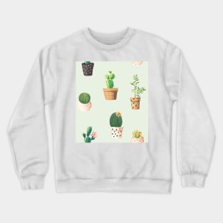 Cactus Pattern Crewneck Sweatshirt